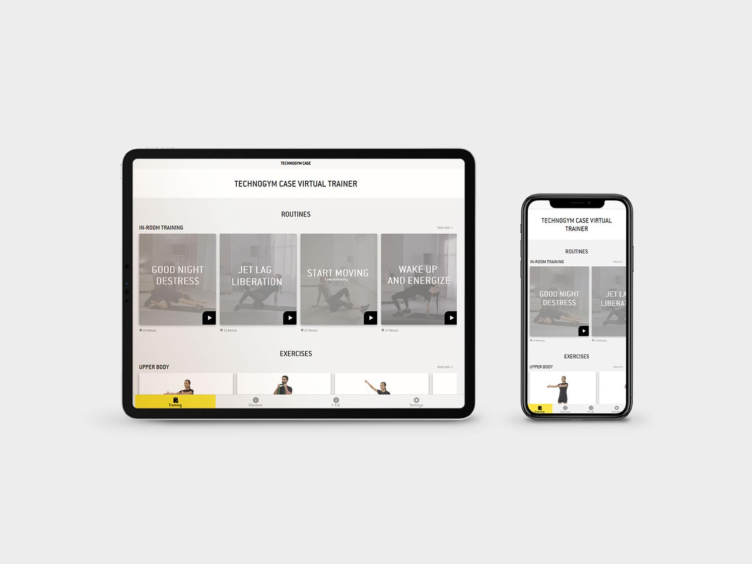 Technogym <br> Case Virtual <br> Trainer