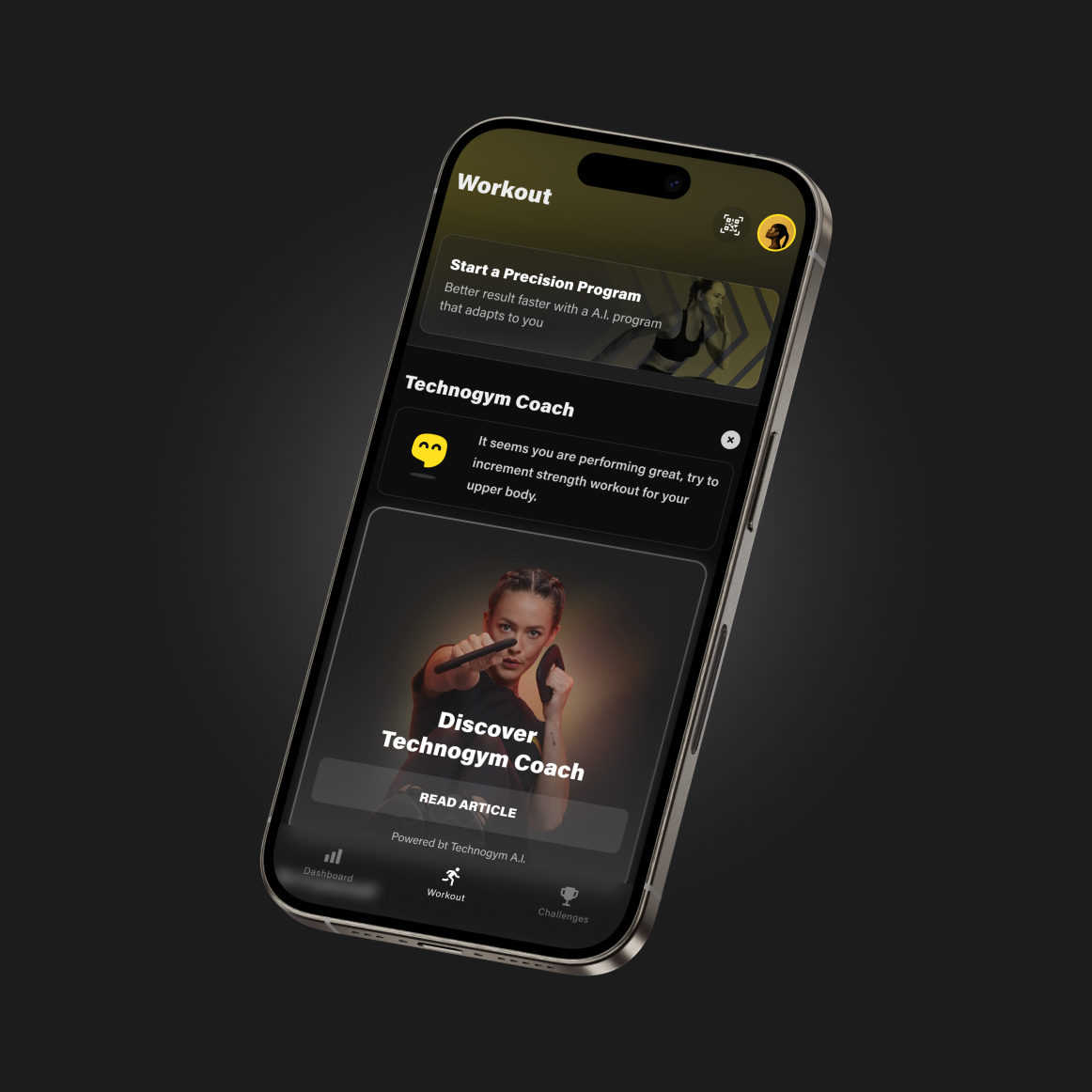 Завантажте Technogym App